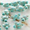 Turquoise Dyed Reconstituted Stone Turtle Beads, 18mm by Bead Landing™
